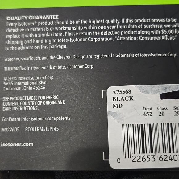 Isotoner Men's Active Smart Touch Gloves Medium Thermaflex Sporty Touchscreen - Picture 8 of 14